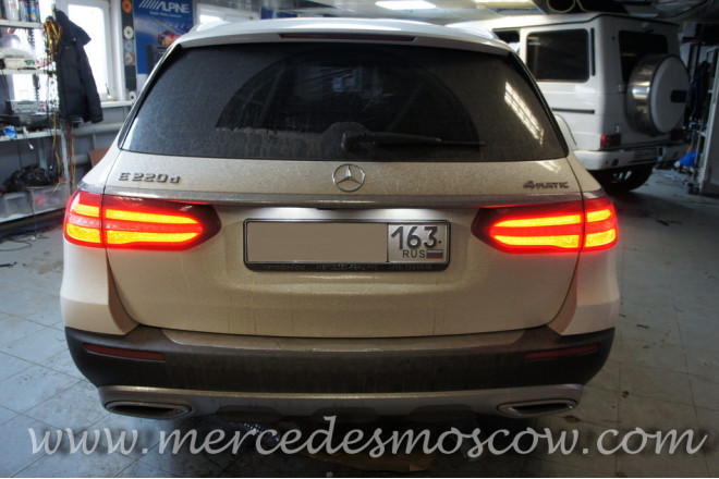 Установка блока Mirrorlink Mercedes для Mercedes E-Class All Terrain S213